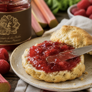 Raspberry Rhubarb Jam, 250 ml